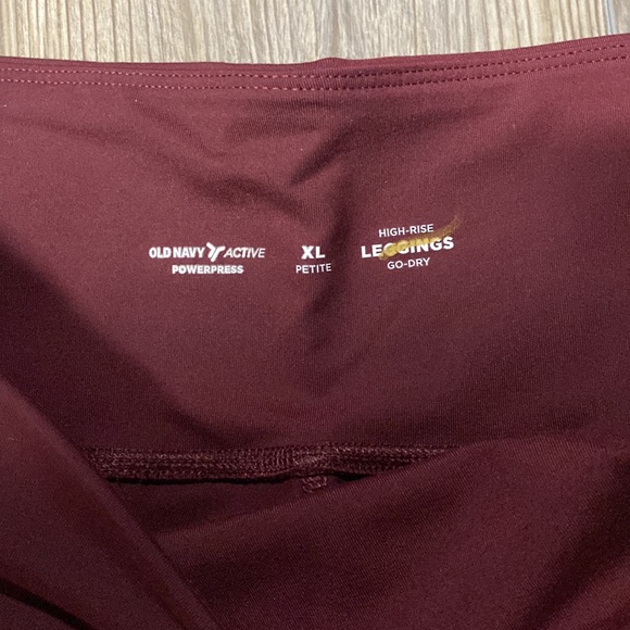 Old Navy power press, high rise, leggings, XL - Picture 3 of 3